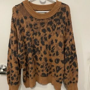 Aerie Animal Print Sweater
